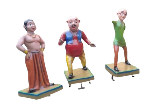 Frp Motu Patlu Statue