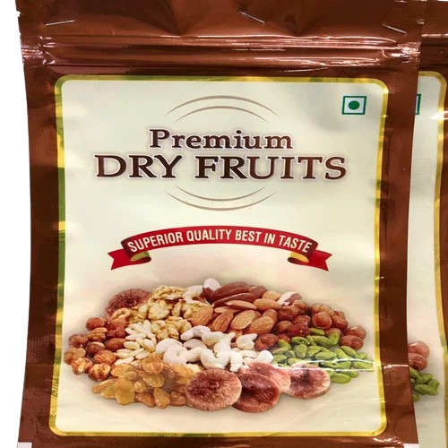 Heat Sealed Dry Fruit Packaging Pouch