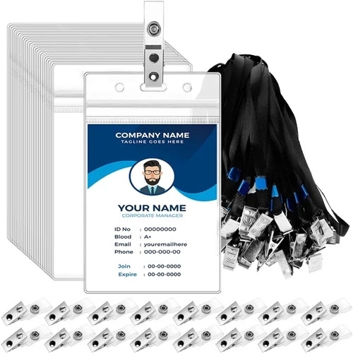 Id Card Badge - Color: Multi Color