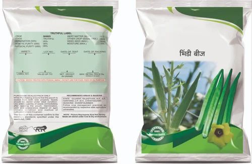 Lady Finger Seeds Packaging Pouch