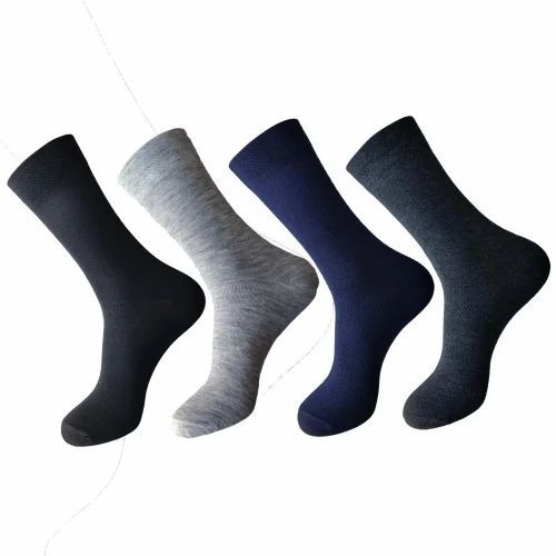 Men Midcalf Cotton Socks - Cotton, All Sizes, Multicolor | Breathable, Anti Wrinkle, Comfortable