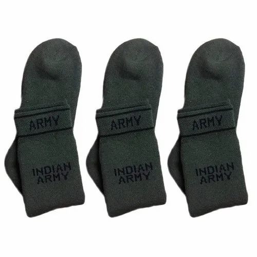 Men Plain Cotton Socks