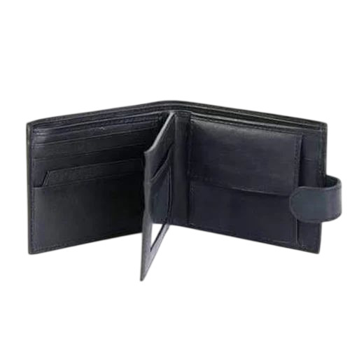 Double Pocket Leather Wallet