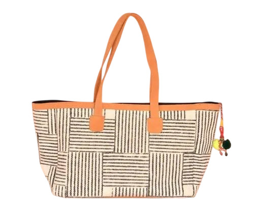 Handblock Dhurrie Bag