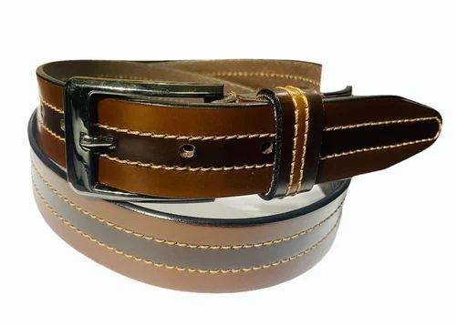 Semi Casual Leather Belts - PU Leather, 1 Meter, Black | Polished Finish, Steel Buckle, Durable Comfortable Design