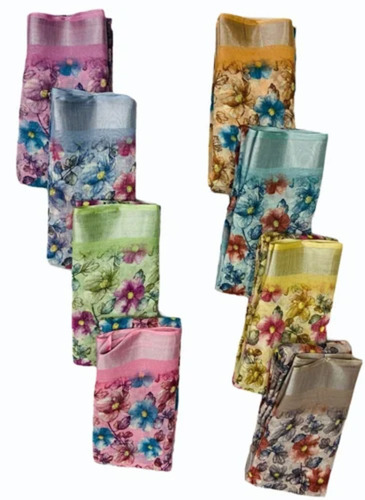 Soft Linen Cotton Saree