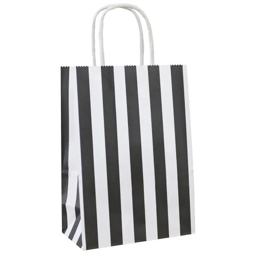 Striped Paper Bag 