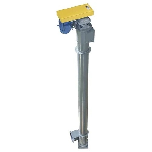 Vertical Screw Conveyors - Color: Grey Anf Yellow