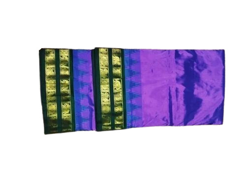 Violet Silk Saree