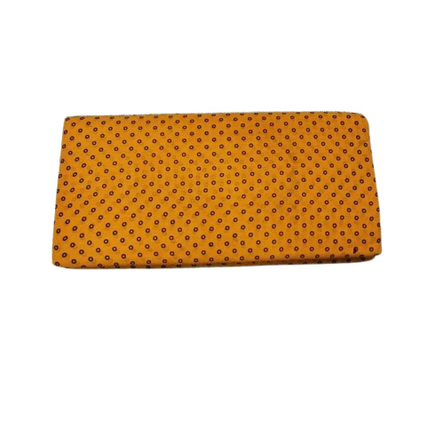 Yellow Cotton Printed Saree