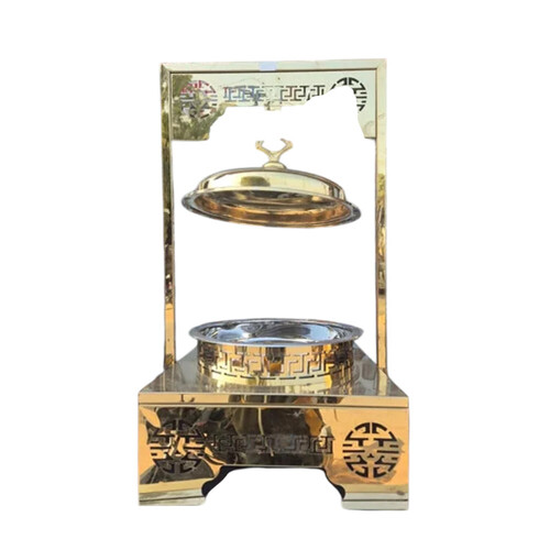 4.5 Feet Stainless Steel Buffet Set Counter