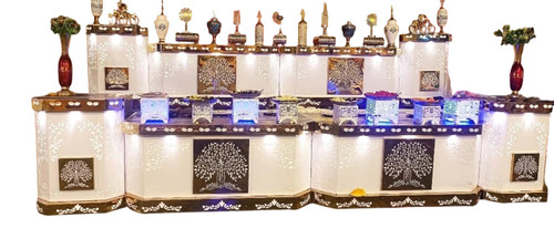 8.8 Feet Mild Steel Catering Counter