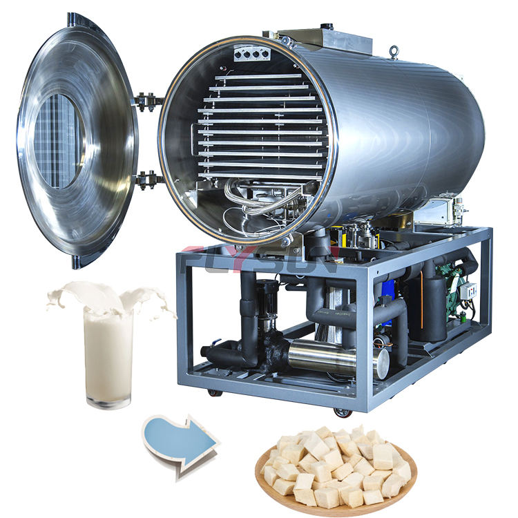 Flysun Industrial Food Grade Freeze Drying Machine Honey Milk Freeze Drying Machine