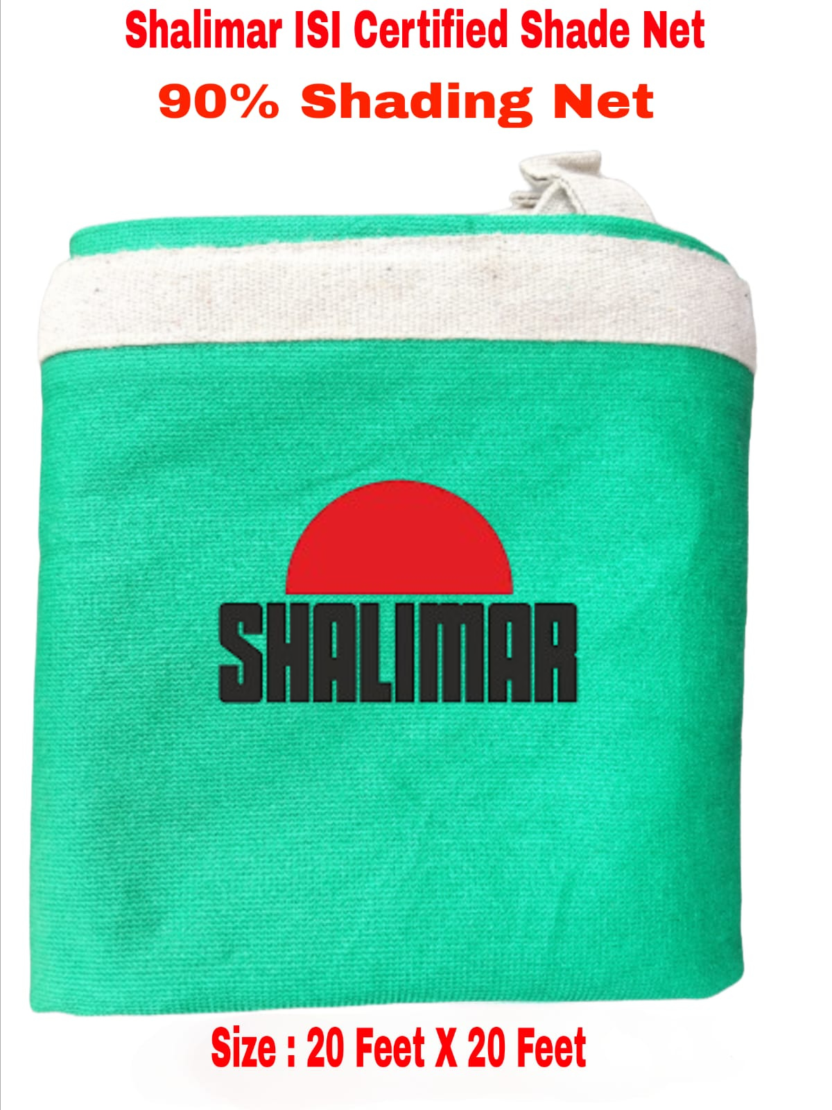 Green Shade Net 20X20