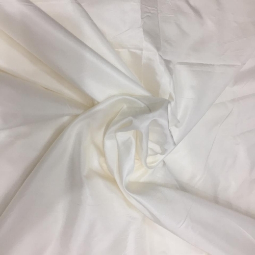 Silk Satin Fabric - Color: White