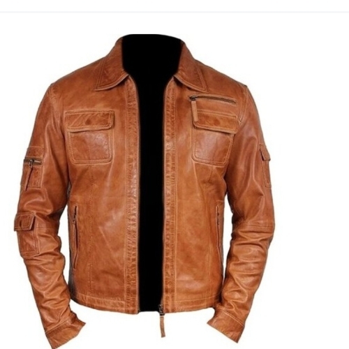 Vintage Mens Leather Jacket
