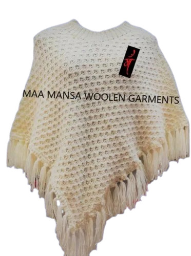 Girls Woolen Poncho