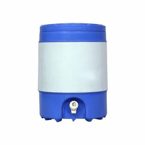Household Water Camper - Plastic, 18 Litre, Round | Durable, Fine Finished, With Handle