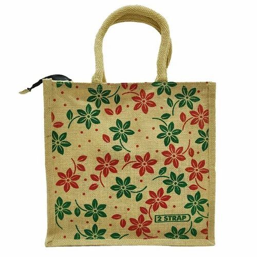 Lunch Printed Jute Bag