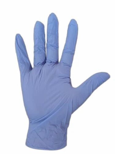 Blue Plain Nitrile Gloves