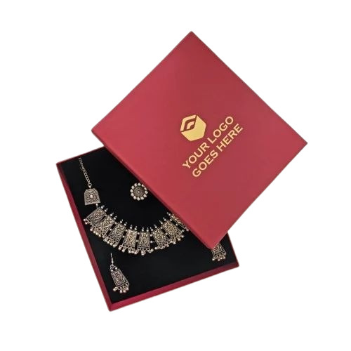 Maroon Necklace Jewellery Box