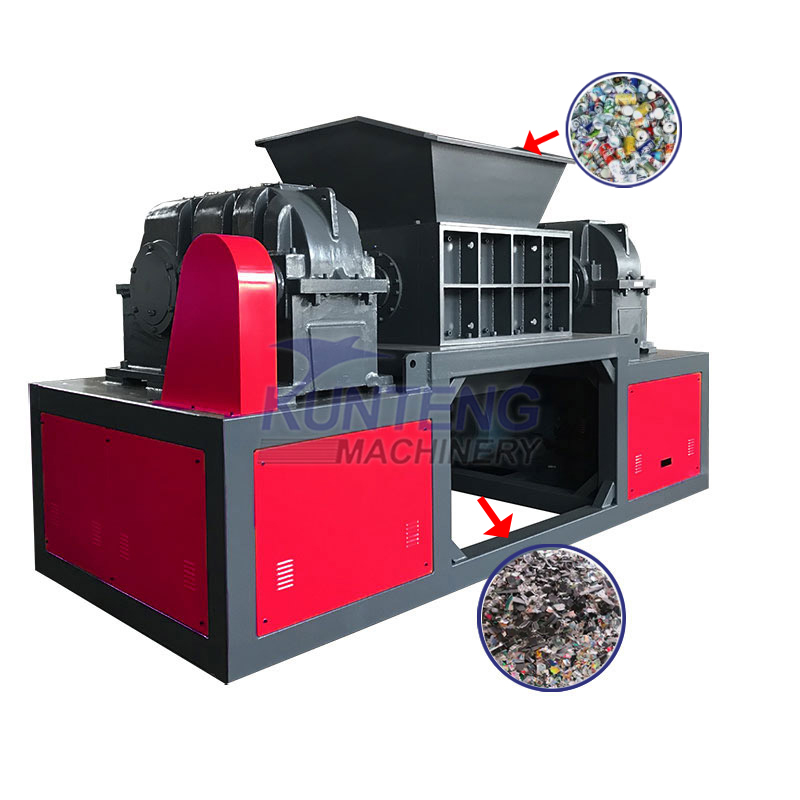 Plastic Waste Shredder Plastic Bucket Shredder - Capacity: Customized Ton/day