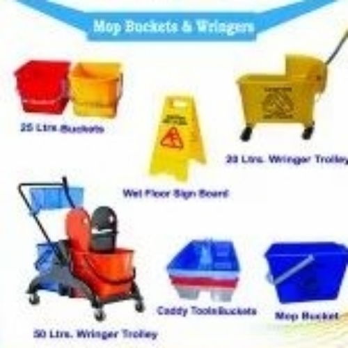 Yellow Plastic Housekeeping Cleaning Tool