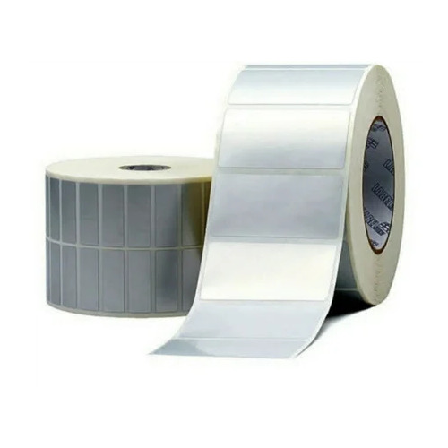 Grey Polyester Plain Label Roll