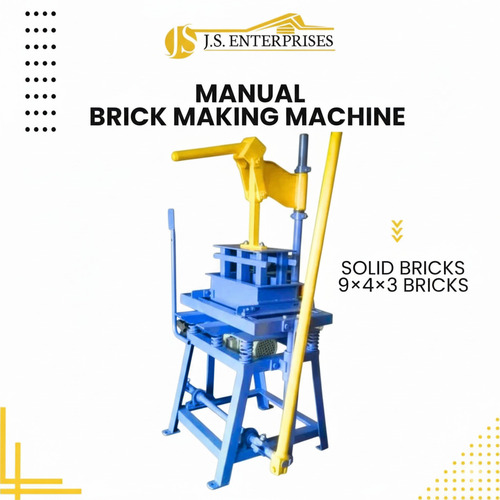 Manual Operated Brick Making Machine