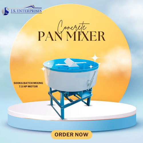 Pan Concrete Mixture Machine 500kg