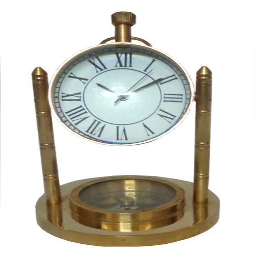 Round Antique Watch - Color: Golden