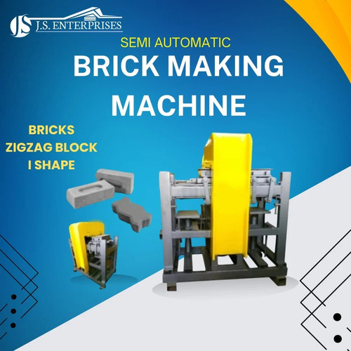 Semi Automatic Block Brick Making Machine
