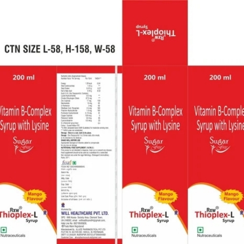 Vitamin B Complex Syrup Lysine Sugar