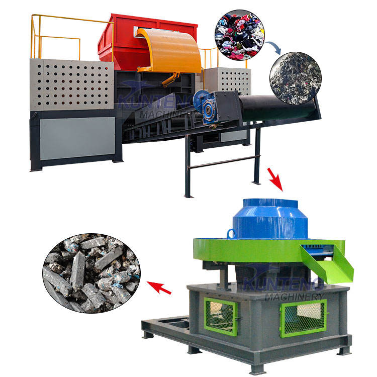 Waste Derived Fuel Equipment Industrial Waste Shredder - Application: Household (Solid Waste)