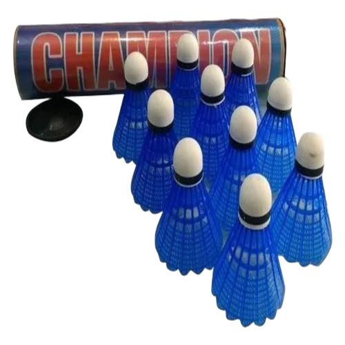 Blue Badminton Shuttlecock