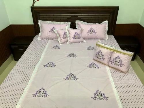 cotton double bed sheets