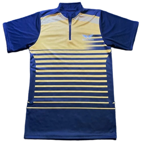 Drift Sublimation T Shirt - Dri-Fit Polyester, M to XXL, Multicolor | Polo Collar, Anti-Wrinkle, Comfortable, Printed