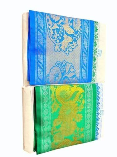 Multi Colour Cotton Dhoti