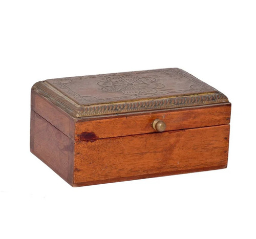 Polished Wooden Jewelry Boxes With Brass Work