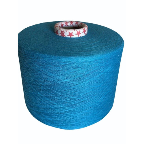 Sky Blue Dyed Cotton Yarn