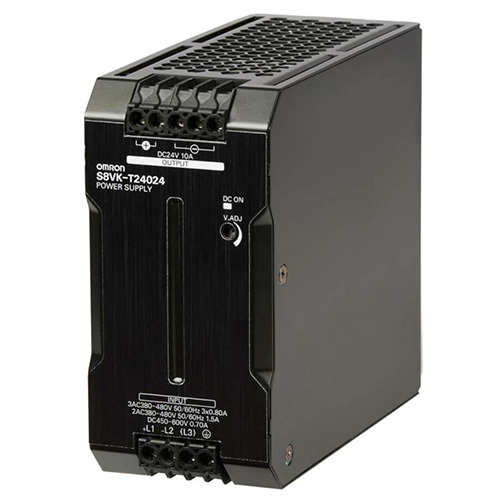 Smps Omron S8vk-T24024 - Plastic, 3 Phase 300 kVA, 24V DC Output | Compact DIN-Rail Mount, Overload Protection