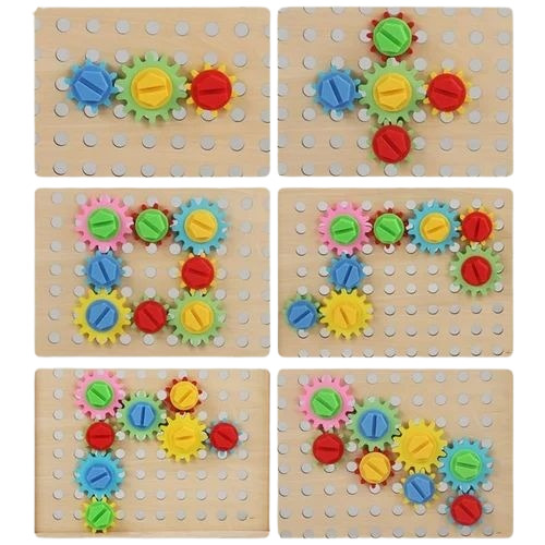 Wooden Round Puzzle Game