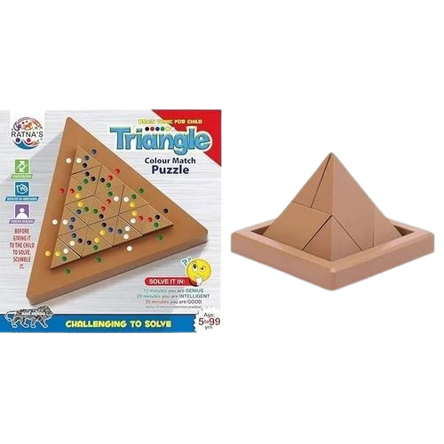Wooden Triangle Puzzle Game
