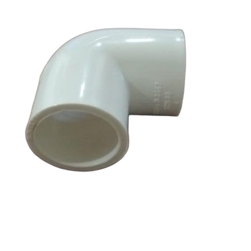 Plastic Pipe Elbow - Color: White