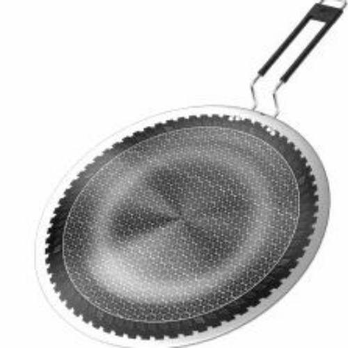 Roti Tawa - Cast Iron & Aluminum Alloy, Black, 0.8kg | Even Heating, Non-Stick, Heat Resistant, Strong Handle