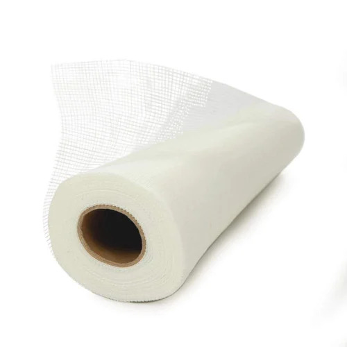 45 Gsm Coated Fiber Glass Mesh - Color: White