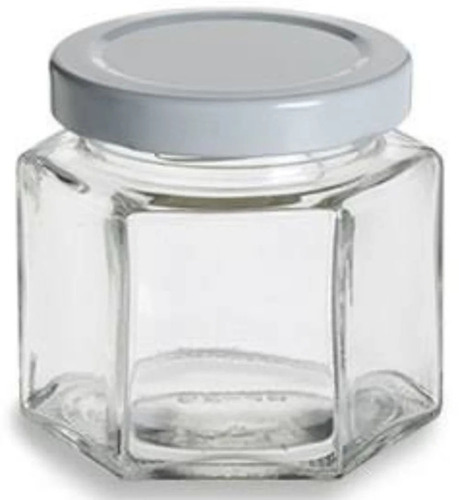 100 Ml Hexagon Glass Jar