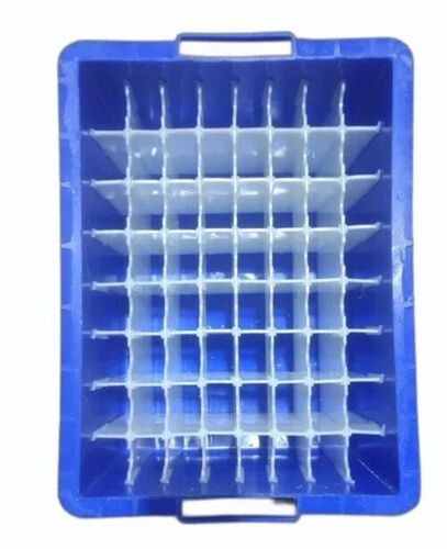 20 L Blue Perforated Plastic Crate