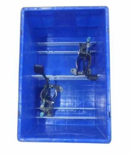 25 L Blue Perforated Plastic Crate