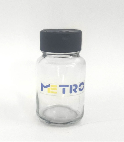 Empty Round Spice Glass Jar 140 Ml